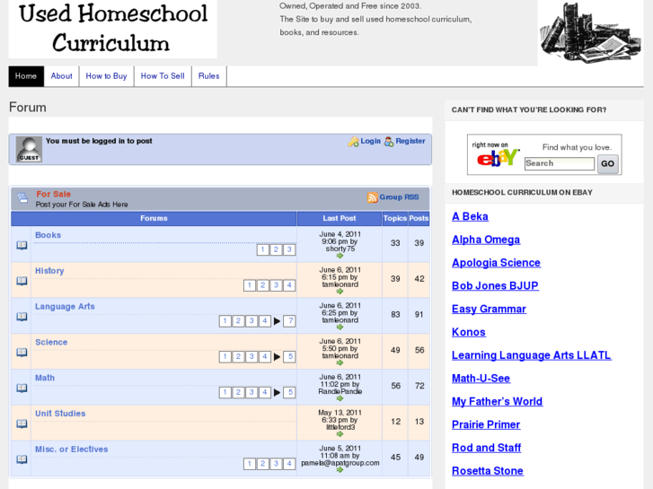 www.usedhomeschoolcurriculum.com