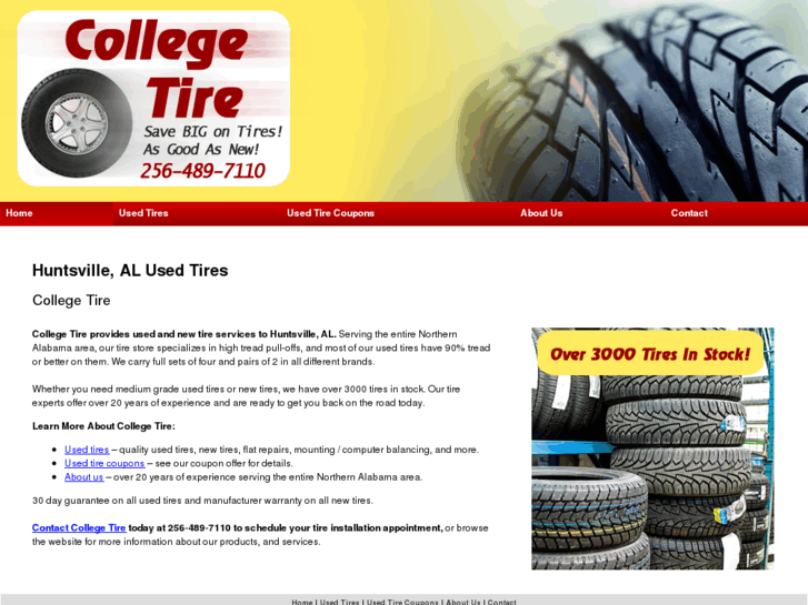 www.usedtireshuntsville.com