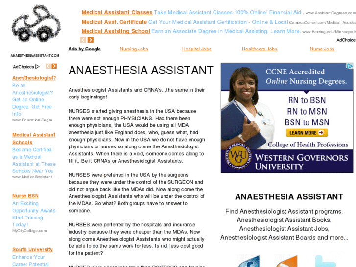www.anaesthesiaassistant.com