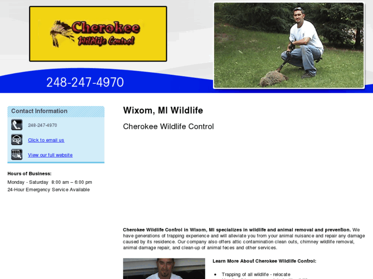 www.cherokeewildlifemi.com