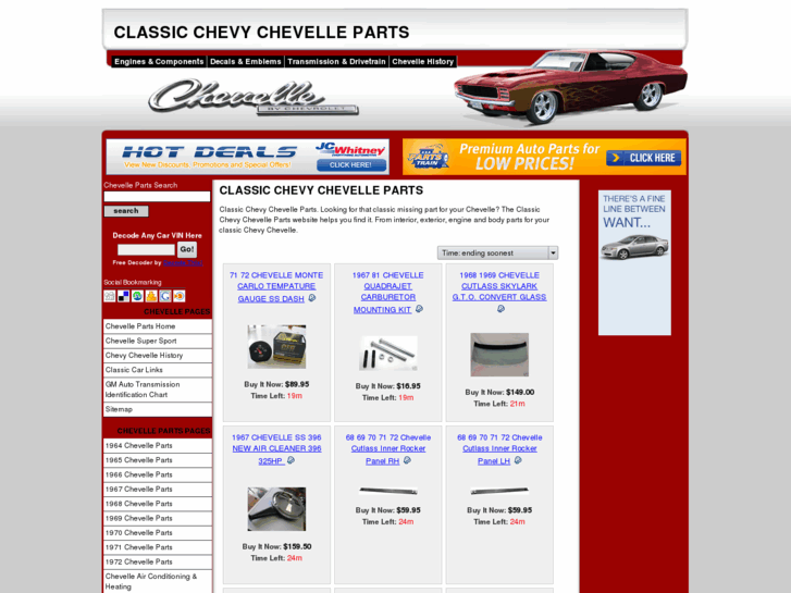 www.classicchevychevelleparts.com