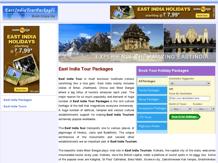 www.eastindiatourpackages.com