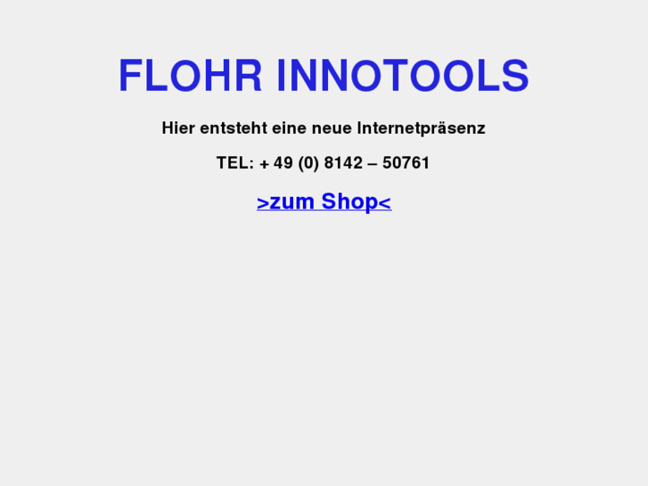 www.flohr-innotools.de