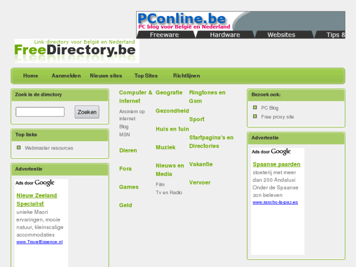 www.freedirectory.be