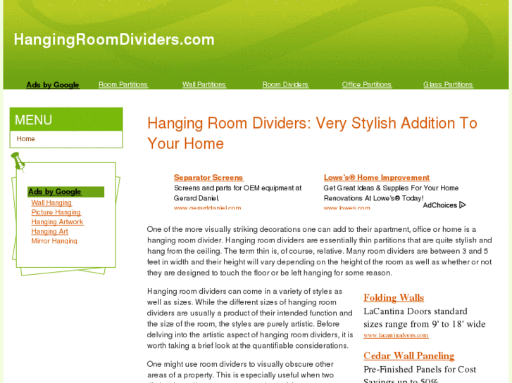 www.hangingroomdividers.com