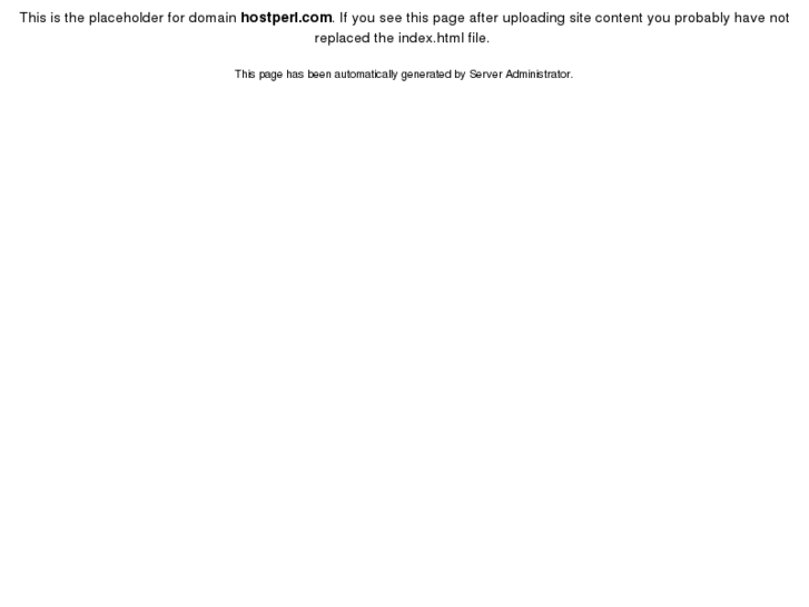 www.hostperl.com