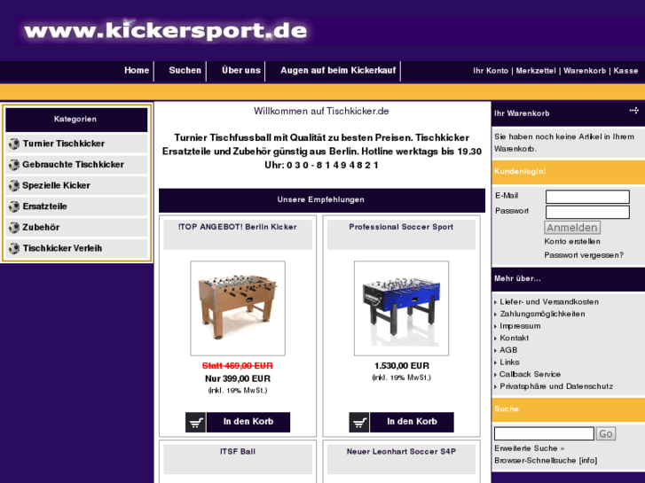 www.kickertisch.com