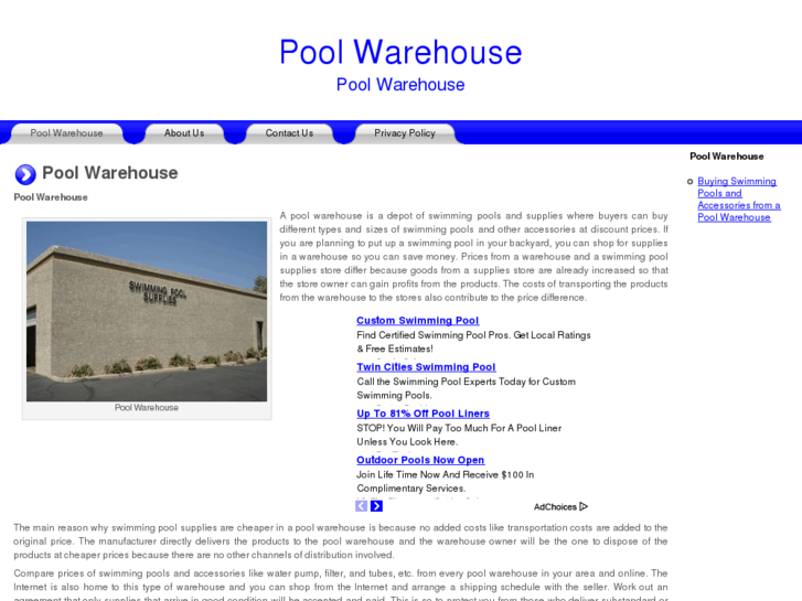 www.poolwarehouse.org