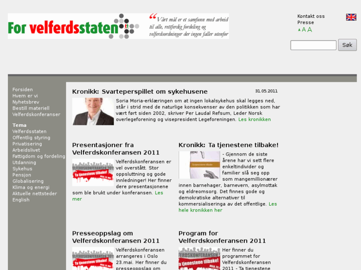 www.velferdsstaten.no