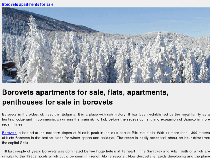 www.borovetsapartments.info