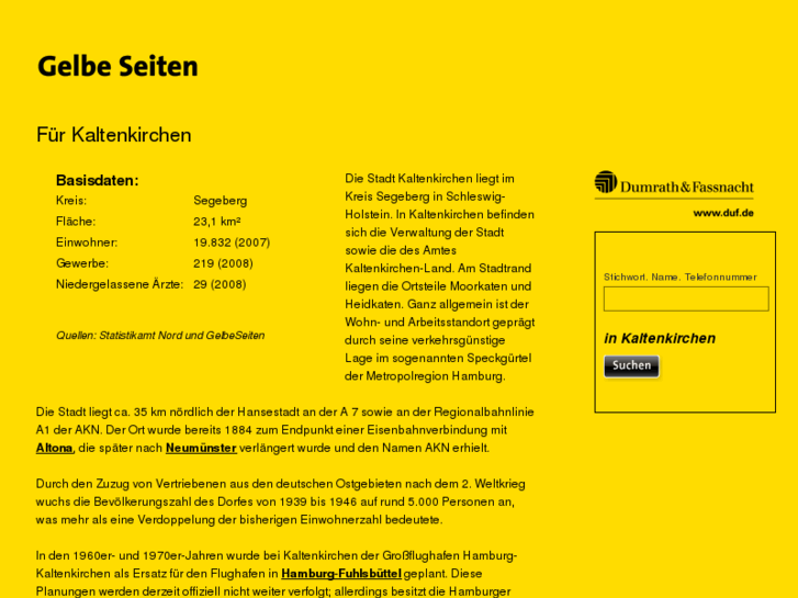 www.gelbeseiten-kaltenkirchen.com