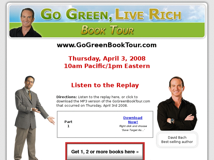 www.gogreenbooktour.com