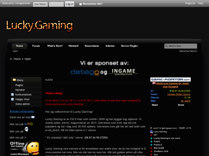 www.lucky-gaming.net