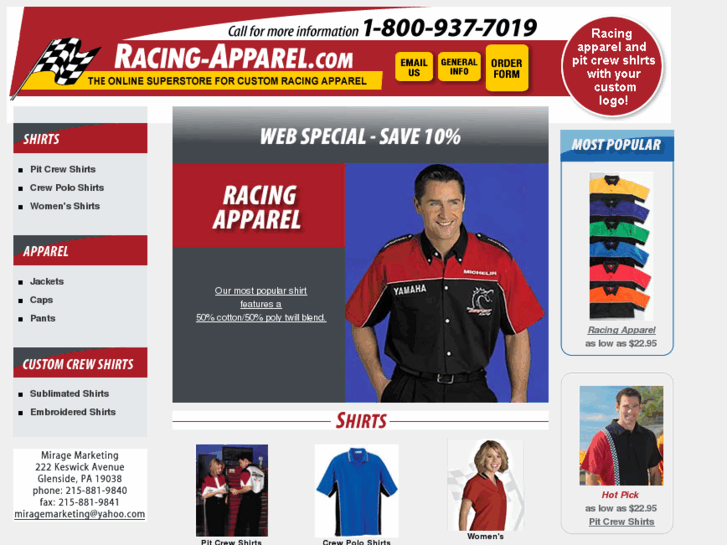 www.racing-apparel.com