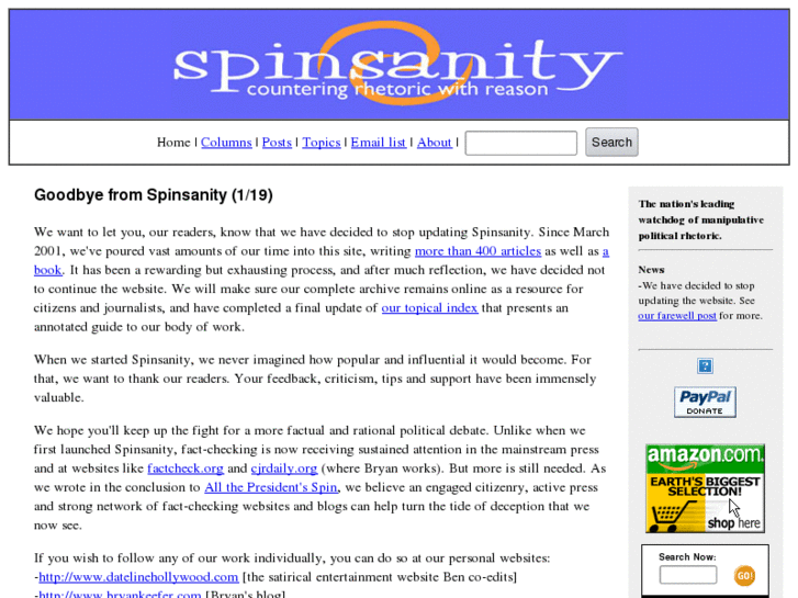 www.spinsanity.com