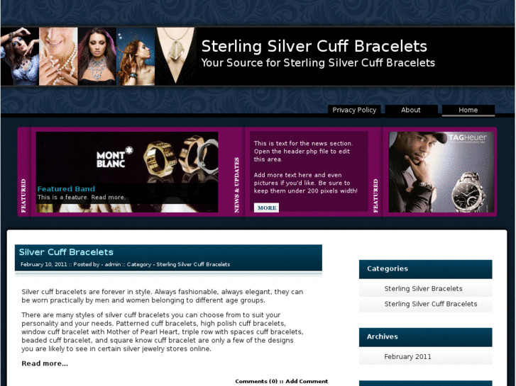 www.sterlingsilvercuffbracelets.com