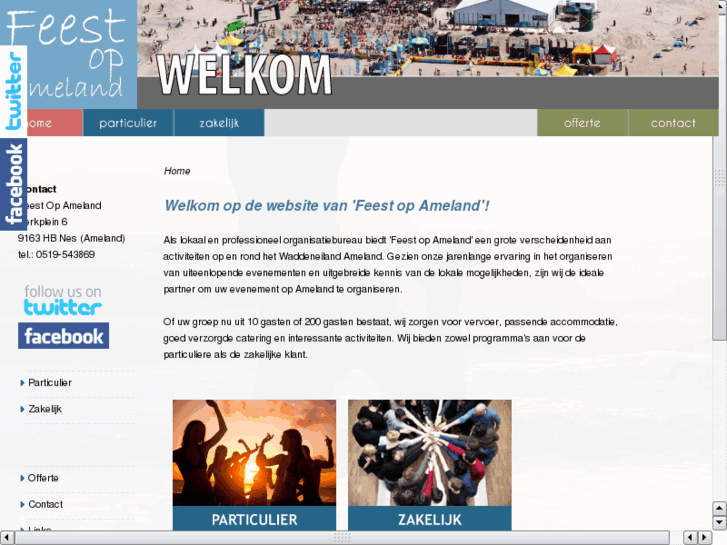 www.feestopameland.nl