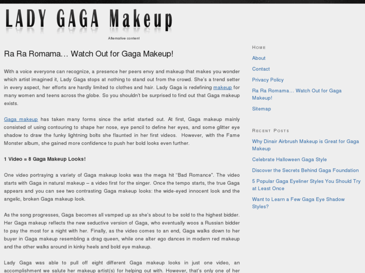 www.gagamakeup.com