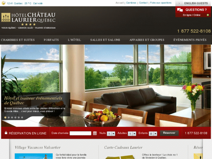 www.hotelchateaulaurier.com