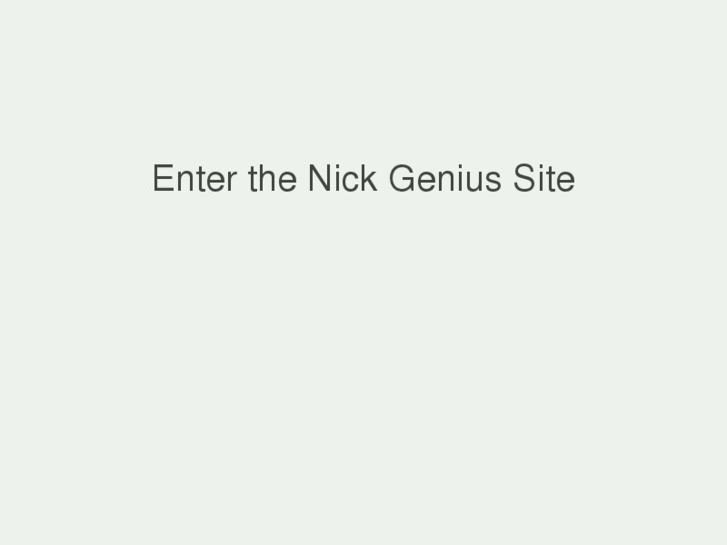 www.nickgeniussays.com