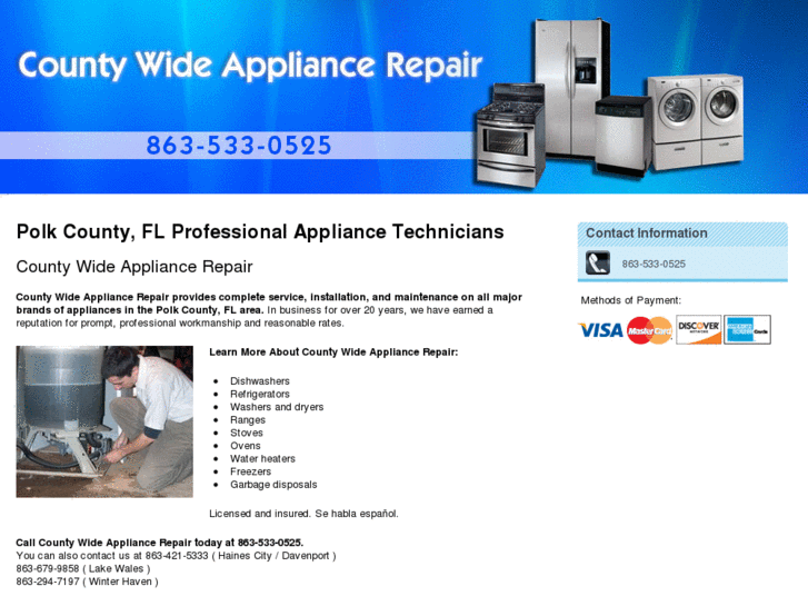 www.polkcountywideappliancerepair.com