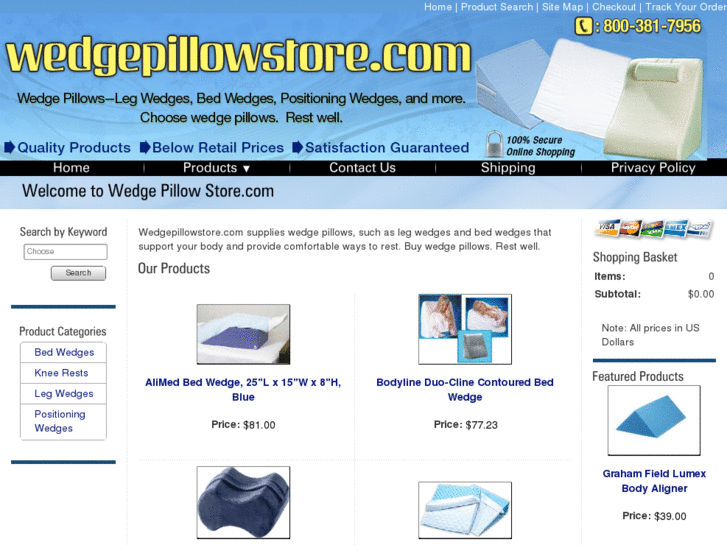 www.wedgepillowstore.com