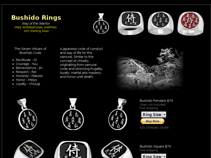 www.bushidorings.com