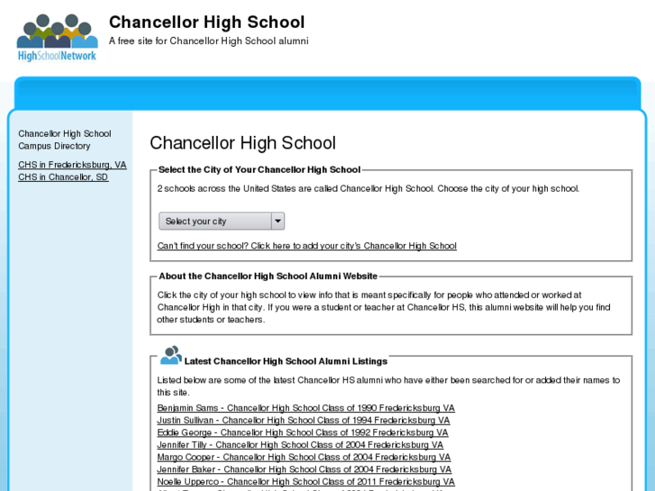 www.chancellorhighschool.org