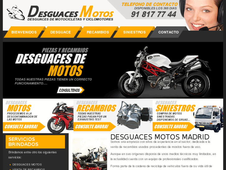 www.desguacesmotos.es