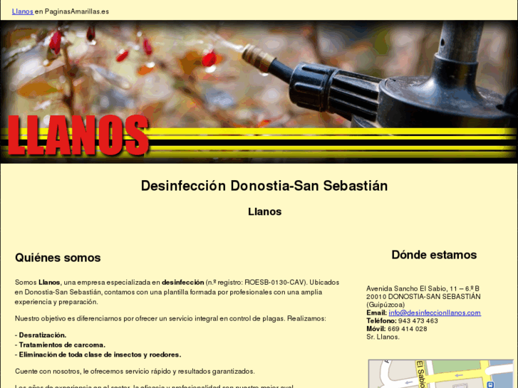 www.desinfeccionllanos.com