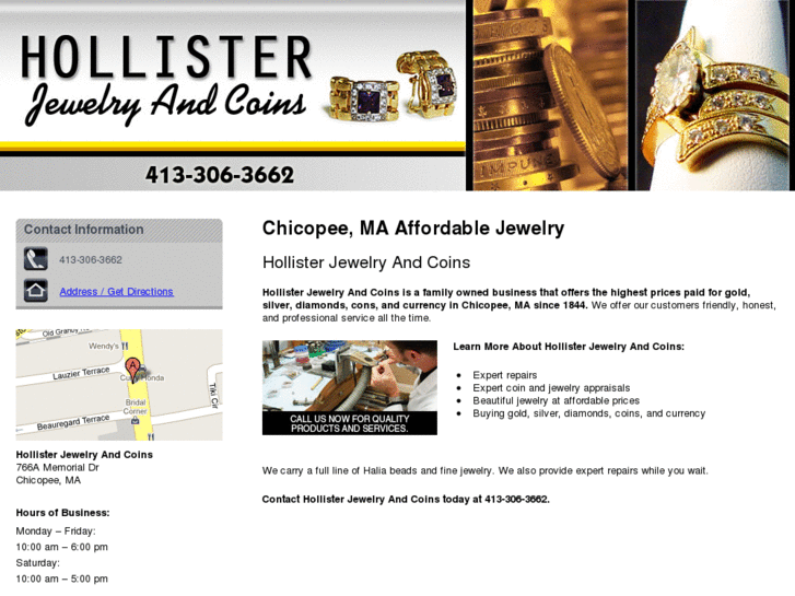 www.hollisterjewelryandcoins.com