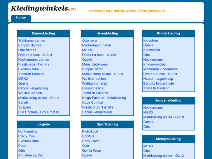 www.kledingwinkels.eu