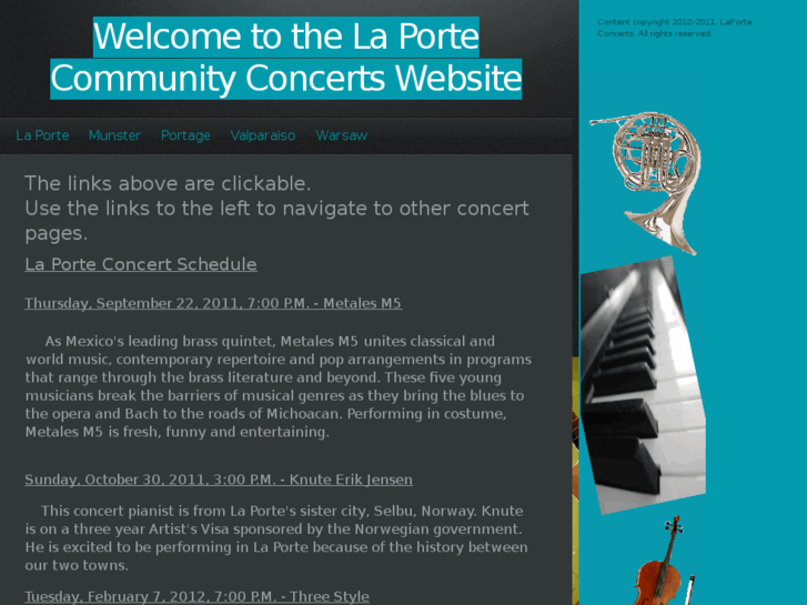 www.laporteconcerts.com