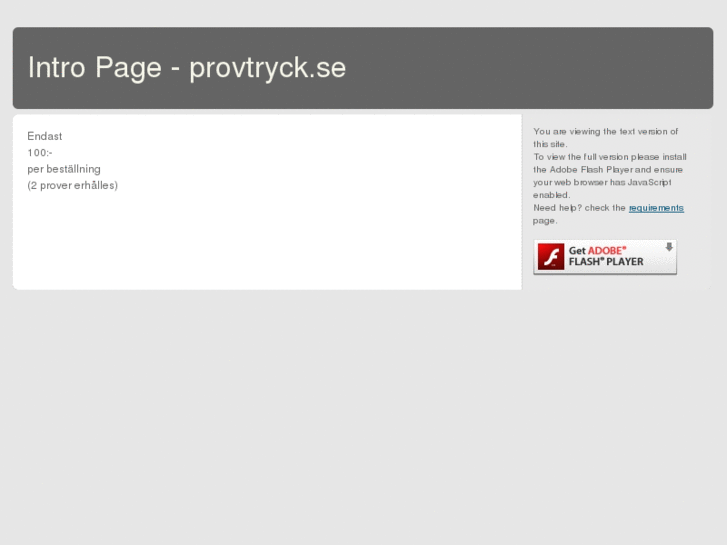 www.provtryck.se