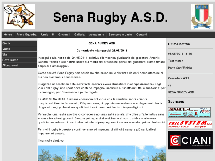 www.senarugby.it