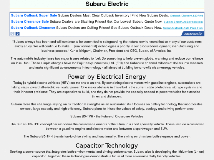 www.subaruelectric.com