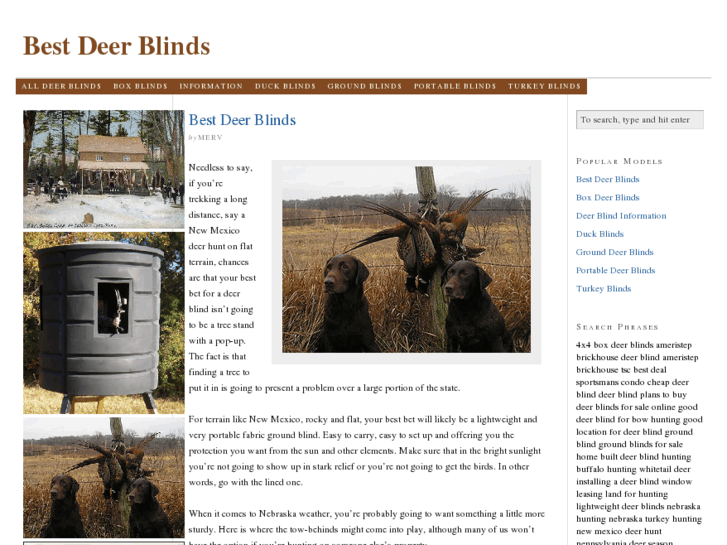 www.bestdeerblinds.com