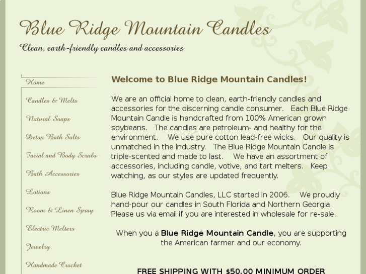 www.blueridgemountaincandles.com