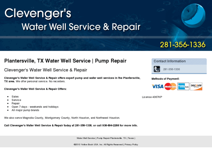 www.clevengerswaterwell.com