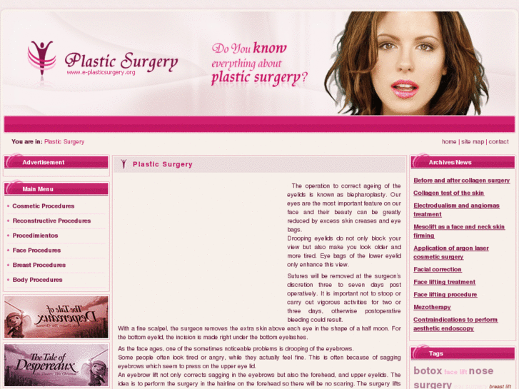 www.e-plasticsurgery.org