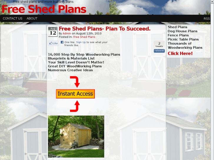 www.efreeshedplans.com