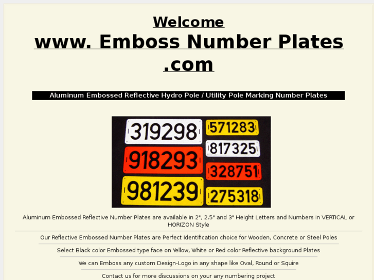 www.embossnumberplates.com