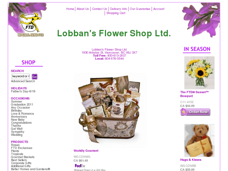 www.lobbansflorist.com