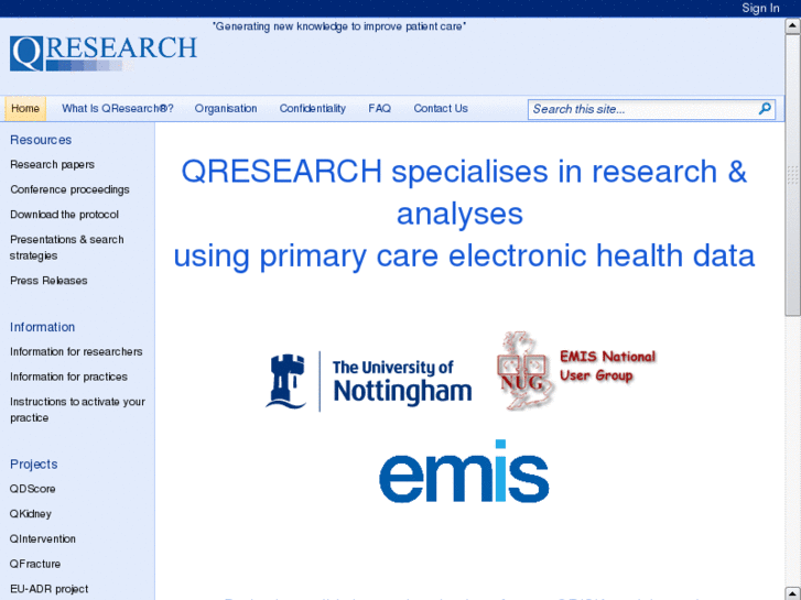 www.qresearch.org