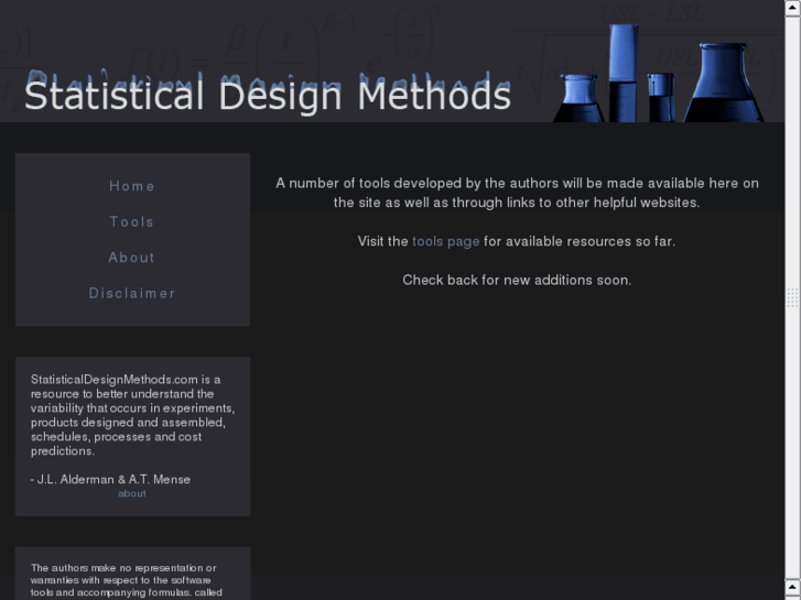 www.statisticaldesignmethods.com