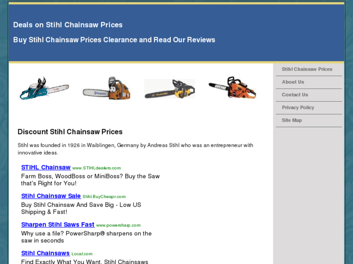 www.stihlchainsawprices.com