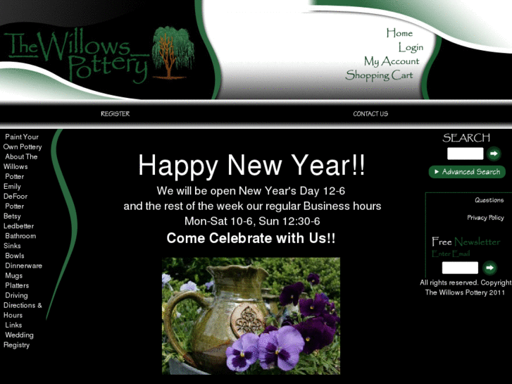 www.thewillowspottery.com