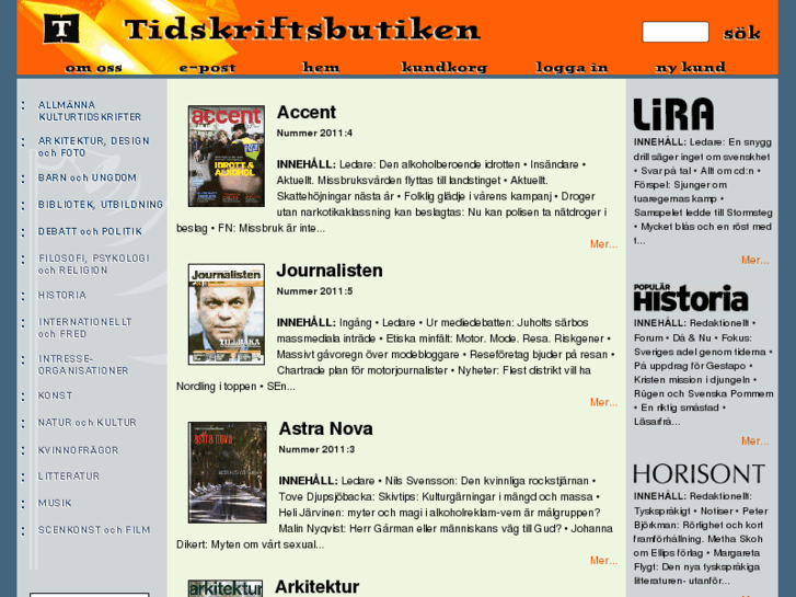 www.tidskriftsbutiken.nu