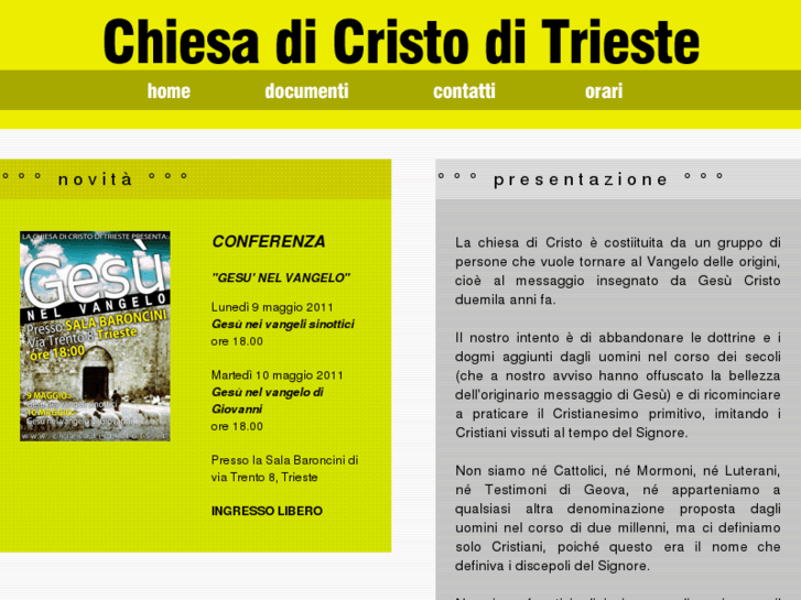 www.chiesadicristots.it