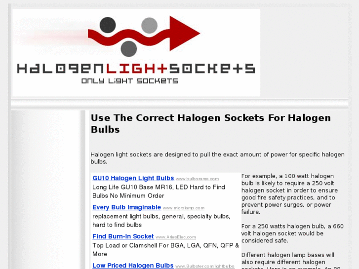 www.halogenlightsockets.com